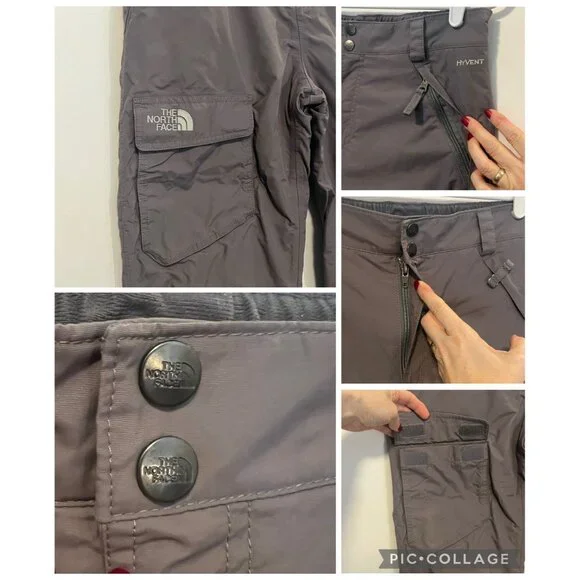 The North Face Boys Snow Ski Pants Size XL/TG Gray HyVent Waterproof Winter - Picture 8 of 12